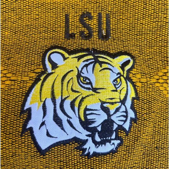 Louisiana State University LSU Tigers Sarape Type Backpack Bag B-5 - Picture 5 of 7
